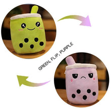 Load image into Gallery viewer, Boba Tea reversible plush